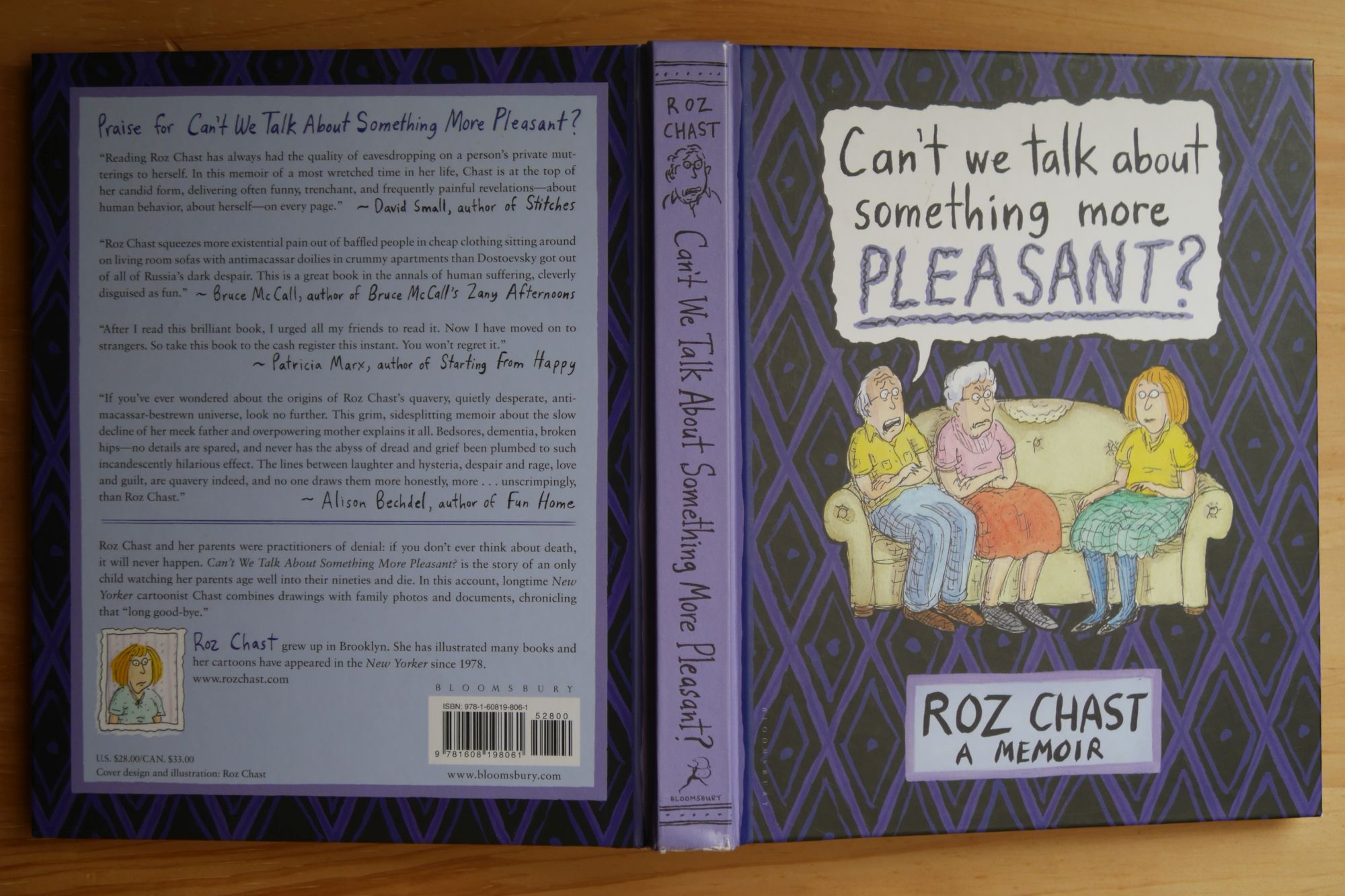 Roz Chast『Can't We Talk About Something More Pleasant?』（2014年、Bloomsbury） 表紙02